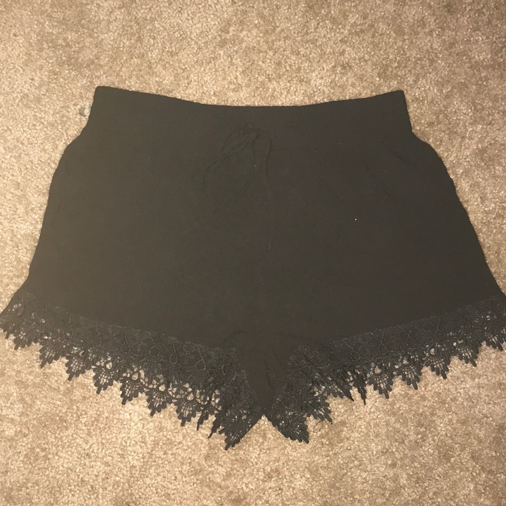 Black comfy shorts